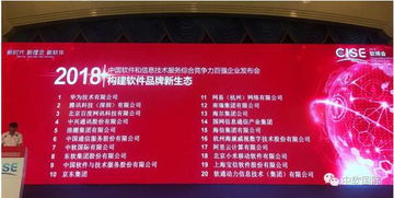 中軟國(guó)際榮膺2018中國(guó)軟件和信息技術(shù)服務(wù)綜合競(jìng)爭(zhēng)力第七強(qiáng)，排名持續(xù)攀升彰顯卓越實(shí)力